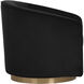 Hazel Gold / Black Sky Swivel Lounge Chair, Swivel